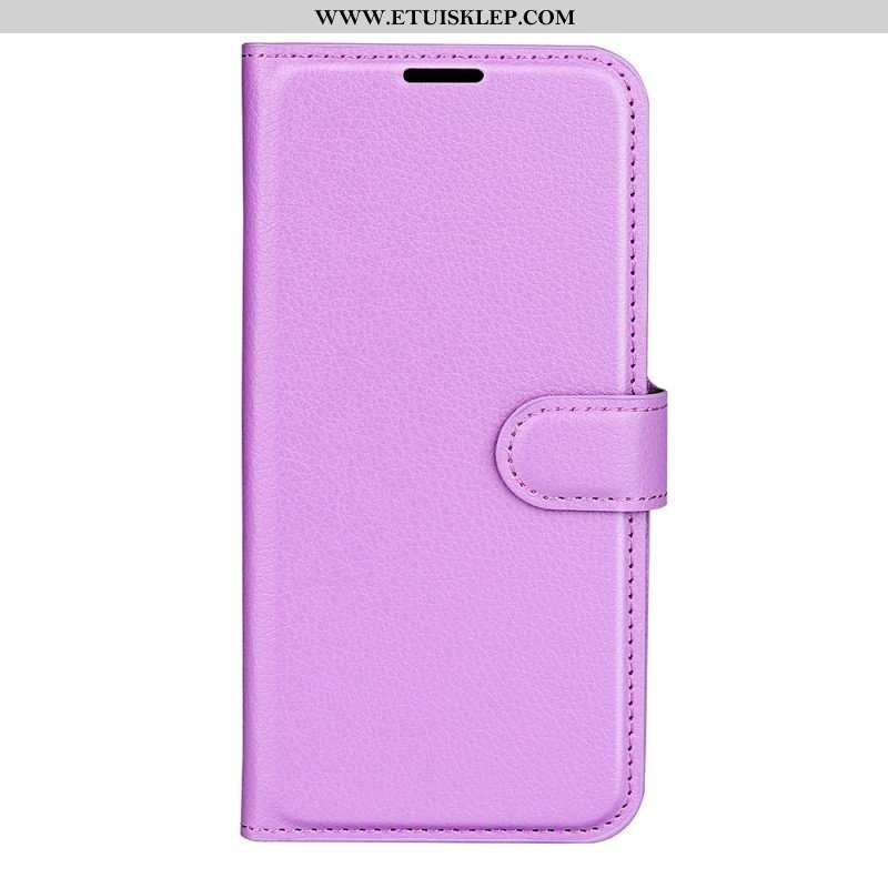 Etui Folio do Xiaomi 13 Klasyczna Sztuczna Skóra Liczi